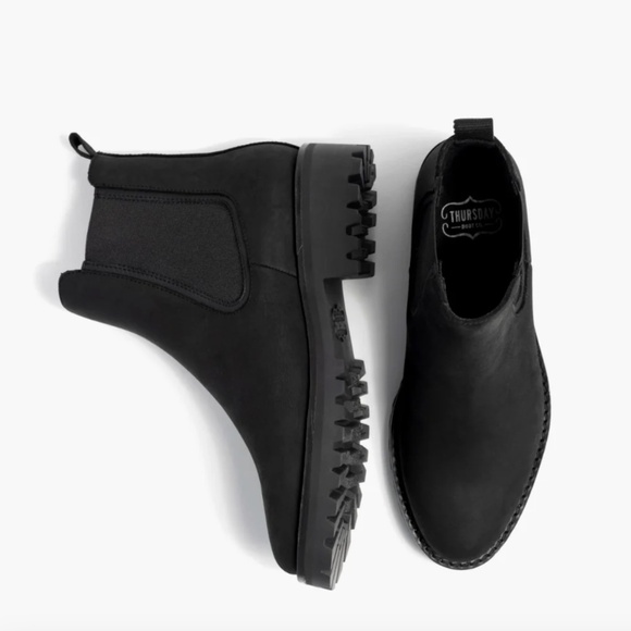 BRAND NEW Thursday Boot Company Legend Black Matte Chelsea Boot (Size 7) - Picture 4 of 13
